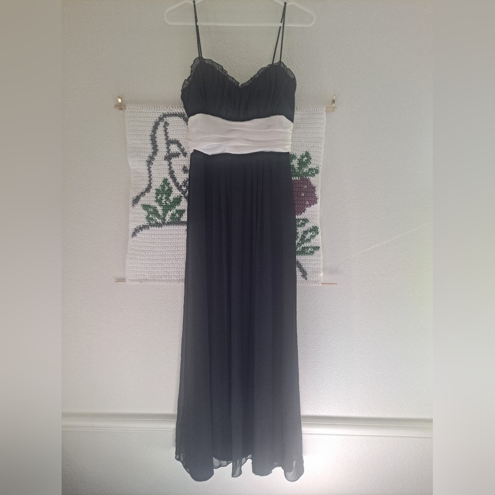 Black formal gown dress